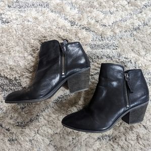 Frye Black Leather Bootie